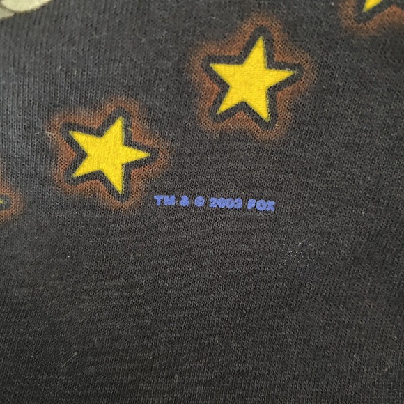 American Idle Homer Simpson Graphic Tee XXL Changes Tag Navy Blue 2003 Rare - Picture 2 of 5